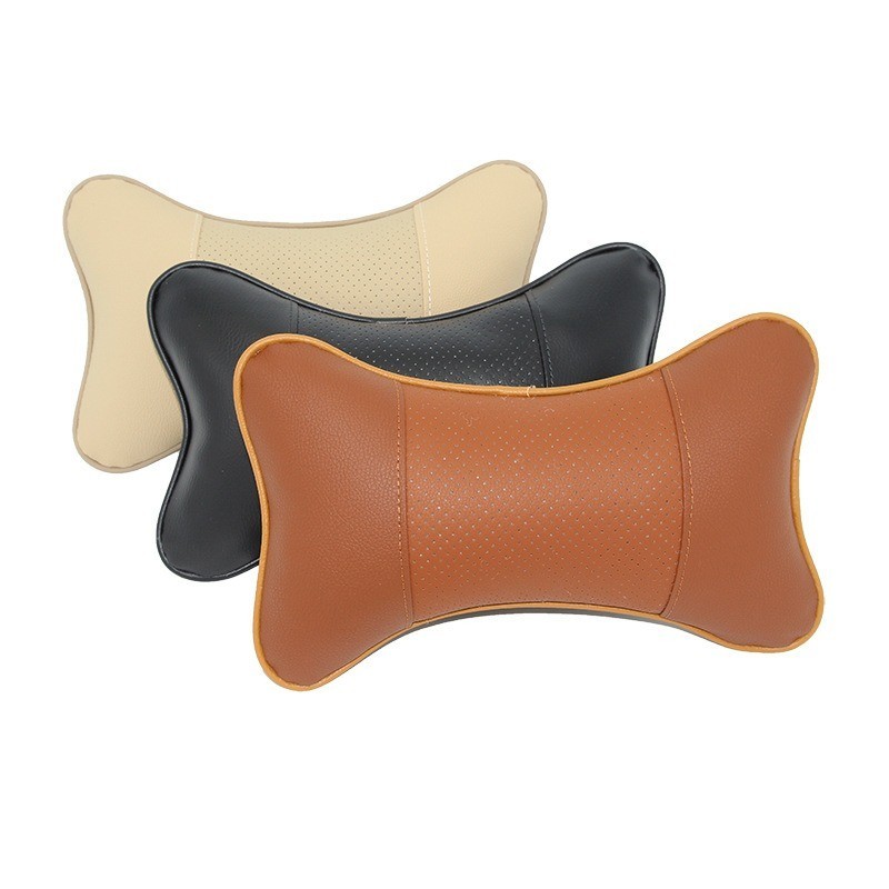 รถคอหมอน Breatheable หนังที ่ นั ่ งคอสนับสนุน Protector Universal สบาย Headrest พนักพิงเบาะภายใน Accessries