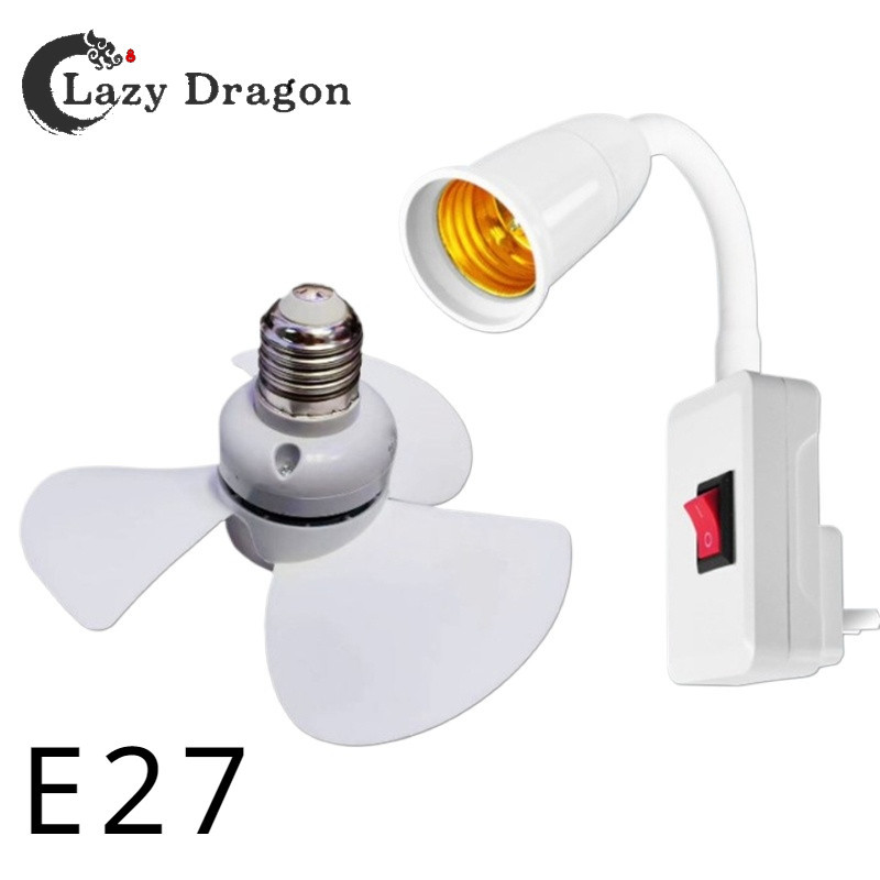 E27 พัดลม 6 นิ ้ วพัดลมเพดานขนาดเล ็ กทันสมัย 10W 1000r/min ความเร ็ ว 3 ใบพัดลมพร ้ อมปลั ๊ กสําหรับหอพักโฮมออฟฟิศ