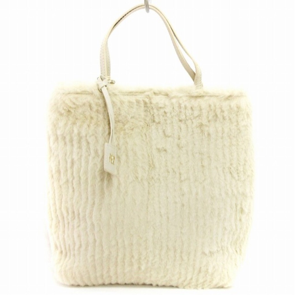 Nina Ricci NINA RICCI handbag rabbit fur bag beige Direct from Japan Secondhand