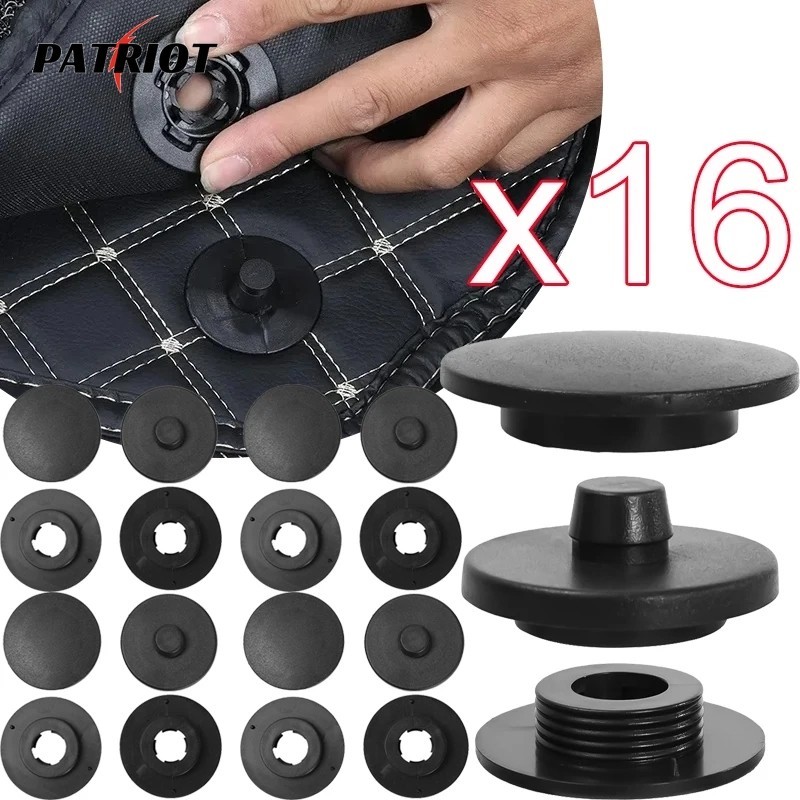 [PATRIO] 4-16 ชิ้นพรมปูพื้นรถยนต์ Anti-Skid Fixer Grips สองชั้นคลิปคงที่ชุด Universal Arpet Fixing Clamps Buckle Fixer อุปกรณ์เสริมเครื่องมือ