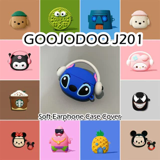 พร้อมส่ง! นําไปใช้กับ GOOJODOQ J201 เคส Case เคสหูฟัง การ์ตูนซอก ซิลิโคนนุ่ม เคส เคสหูฟัง NO.1