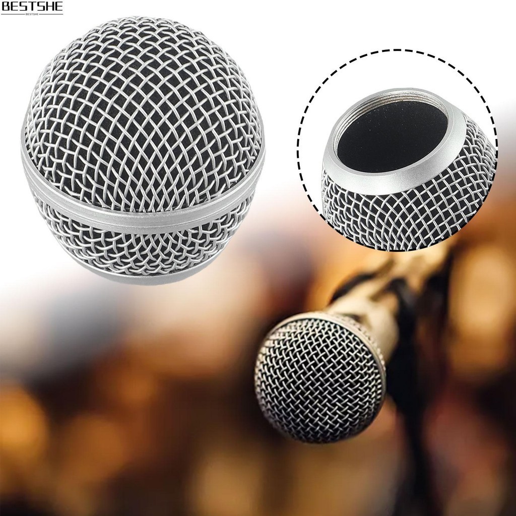 {bestshe}Enhance Your Mic's Performance with a Steel Replacement Mesh Head For Shure Beta