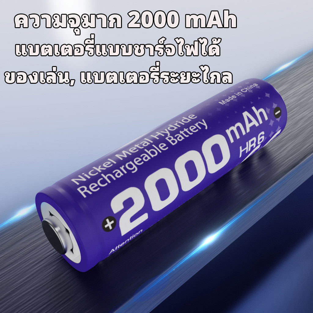 รางชาร์จ Yonii DN4 1.2V-1.5V ชาร์จถ่าน Ni-Mh/Ni-Cd AA2000/AAA800mAh พอร์ตชาร์จ Type-C พร้อมจอ LCD 【ส่งของจากประเทศไทย】