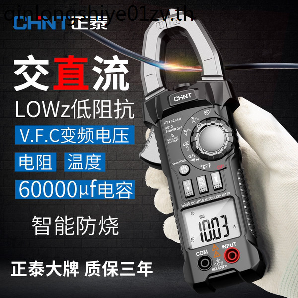 Zhengtai AC DC Clamp Meter Surge Professional Clamp Ammeter มัลติมิเตอร ์ ดิจิตอลความแม ่ นยําสูงมัลติมิเตอร ์ ช ่ างไฟฟ ้ า