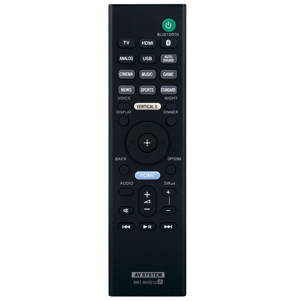 ใหม่เปลี่ยน RMT-AH401U สําหรับ Sony AV ระบบรีโมทคอนโทรล HT-X9000F SA-WX9000F