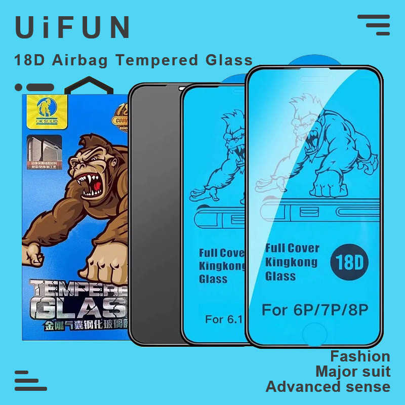 18d ถุงลมนิรภัยคลุมทั้งหมดกระจกนิรภัย HD Anti-Peeping ฟิล์มสําหรับ iPhone 15 Plus 14 13 12 Mini 11 P