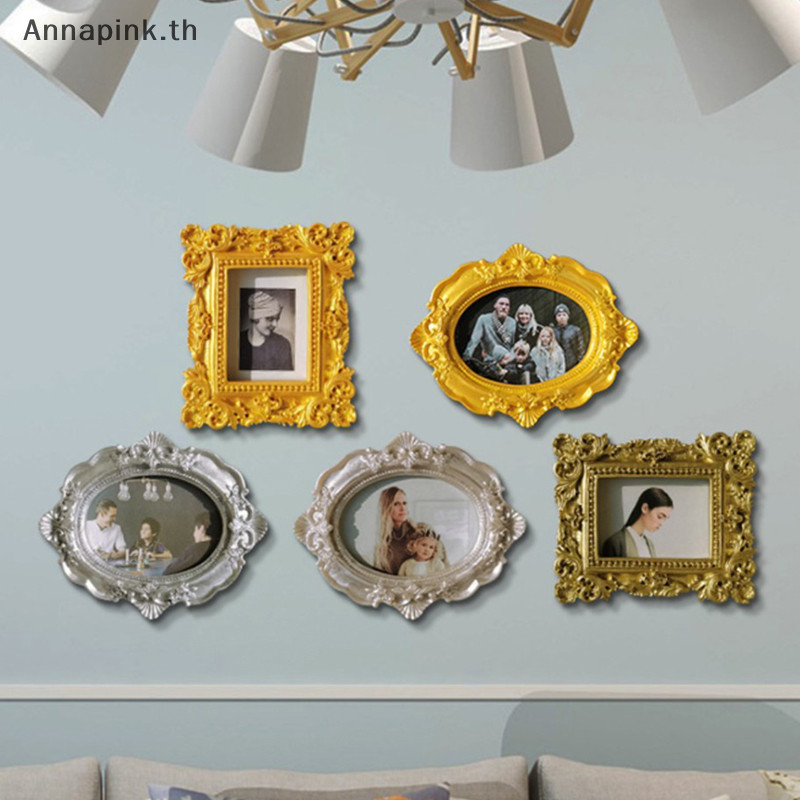 Annapink.th ออกแบบใหม่เล็บจอแสดงผล Retro โลหะไม่สม่ําเสมอกรอบรูปเล็บเครื่องมือแสดง EN