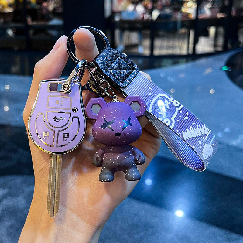 4 ปุ่ม Nissan เคสกุญแจสําหรับ Nissan March NAVARA Almera เคสกุญแจ Nissan พวงกุญแจ Tpu Key Case Nissa