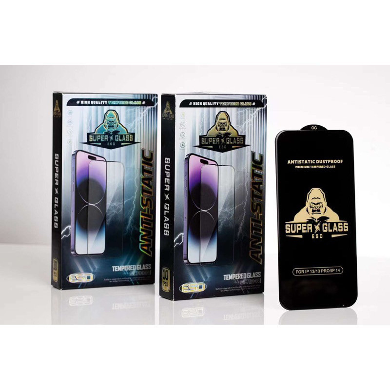 （1กล่อง10อัน）ฟิล์มกระจกKingkongเต็มจอขอบดำส่วนโค้งขนาดใหญ่ ป้องกันไฟฟ้าสถิตยสำหรับ vivo Y11 Y12 Y17 Y02S Y20 Y31 Y50 Y72