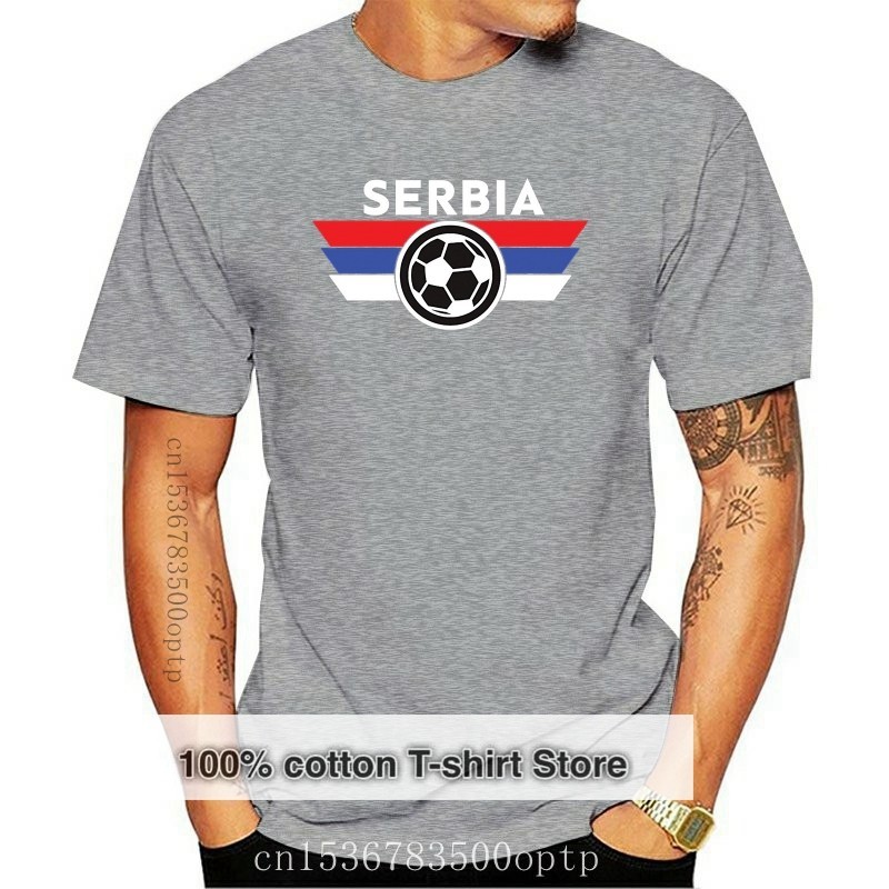 2019 ใหม่ยี่ห้อเสื้อผ้าผู้ชาย Cool O-คอเสื้อ Serbia Jersey เสื้อฟุตบอล World Futbol ยี่ห้อ Tshirt