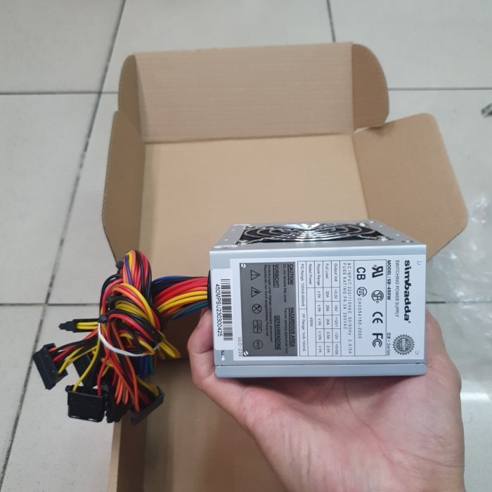 Psu Simbadda MINI 450W / แหล่งจ่ายไฟ MINI Series SB 450 วัตต์ PSU SFX simbada CX