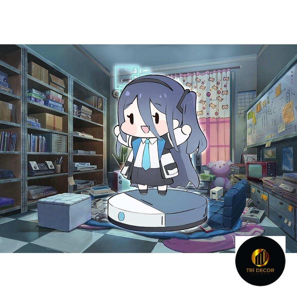 6ซม. Teabag Arisu Chibi พวงกุญแจ Blue Archive (Blue Archive)
