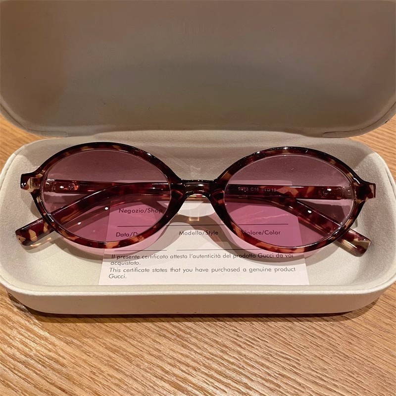 Y2k Retro ญี่ปุ่นเกาหลีกรอบขนาดเล็ก Sunlasses หญิง Ins ยุโรป America Gradient Color Optical Sunlasses