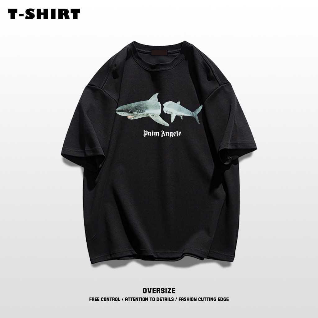 [YOU-T] เสื้อยืดขนาดใหญ่สำหรับผู้ชายและผู้หญิง,เสื้อยืดฤดูร้อน "PAIM ANGELE"ผ้าฝ้าย 100%,เกาหลี เวอร์ชั่น สั้น t