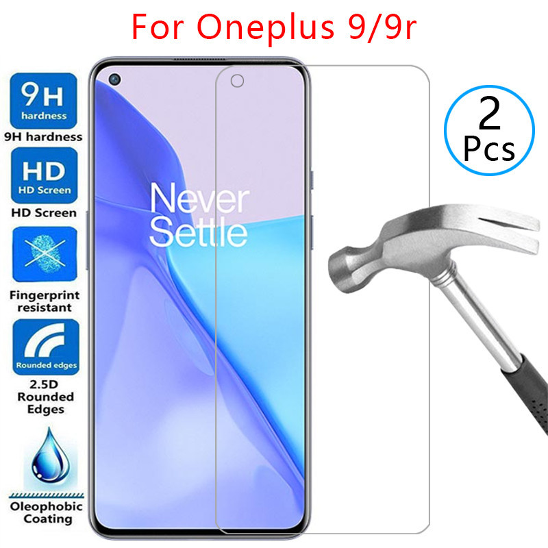 สําหรับ oneplus 9 9r ฝาครอบป้องกันหน้าจอกระจกนิรภัยเรา one plus plus plus plus9 r r9 plus9r oneplus9