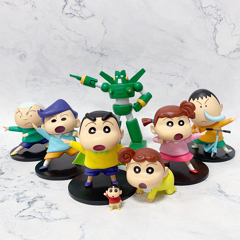 รุ่นเสริม 7 ประเภท Crayon Shin-Chan ตัวเลข Nohara Shinnosuke Kondam Shin-Chan Masao Nam Dumb Kazama 