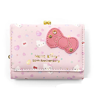 LHL BOUTIQUE กระเป๋าสตางค์ hello kitty bag สีชมพู กระเป๋าตัง สามพับ