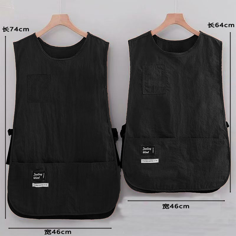 ใหม่ยาวพิเศษเสื้อกั๊กผ้ากันเปื้อนกันน้ำห้องครัวใช้ในครัวเรือน unisex ชุดใส่อาหารชุดคลุมสำหรับทำงานสำหรับผู้ใหญ่