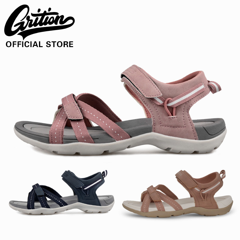 GRITION รองเท้าแตะผู้หญิง นุ่มสบายสุดๆ น้ำหนักเบา แห้งเร็ว ใส่เดินเที่ยวได้ทั้งวัน รองเท้าแตะผู้หญิง