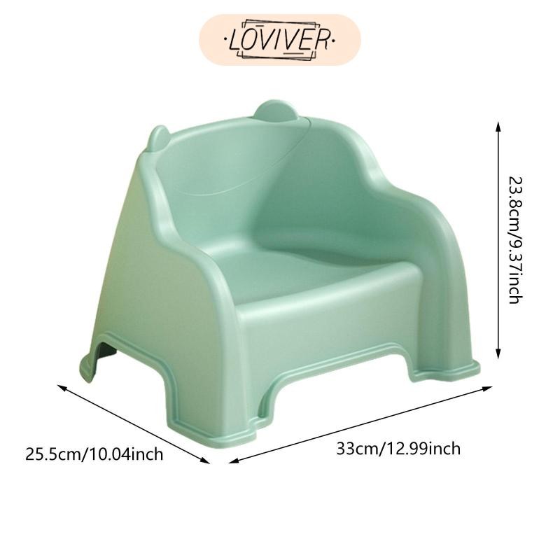 LOVIVER สตูลขนาดเล็ก สตูลเด็ก สตูลเท้าน้ําหนักเบาสบายแข็งแรงพร้อมพนักพิง ราคา ถูกที่สุด ดีลบีเคเค แกลเลอรีภาพที่ 4