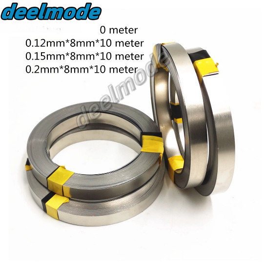 1m 18650 Li-ion แบตเตอรี่แผ่นนิกเกิลนิกเกิลเหล็กชุบนิกเกิลแถบเข็มขัด Connector เครื่องเชื่อมจุดแบตเตอรี่