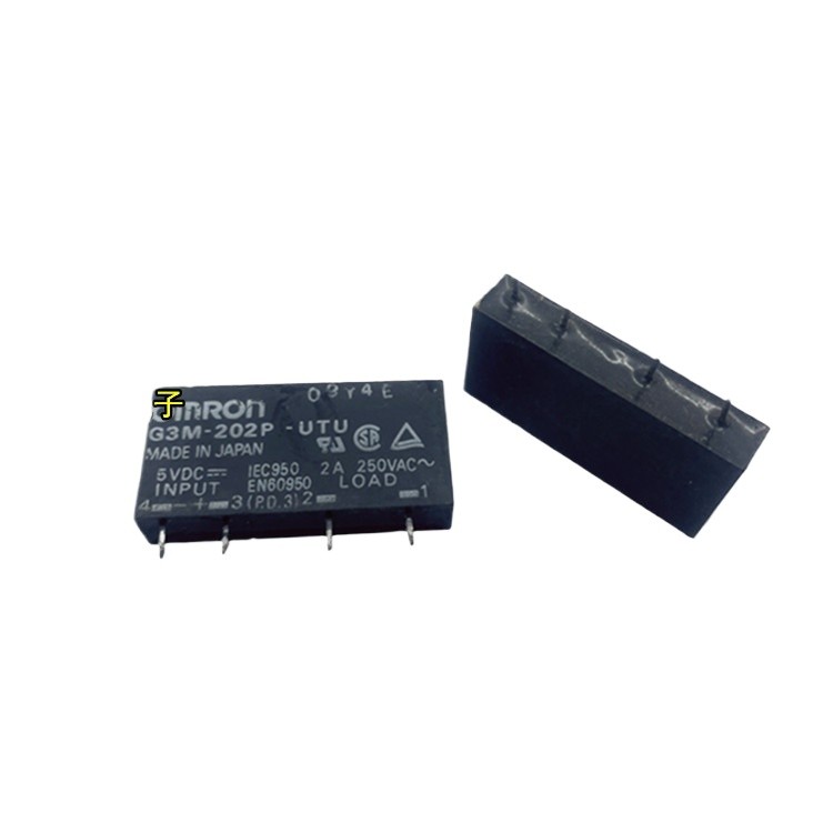 ของแท้ G3M-202P-UTU 5VDC Solid State Relay Module 4 Pins 2A 250VAC Ready Stock สามารถยิงได้