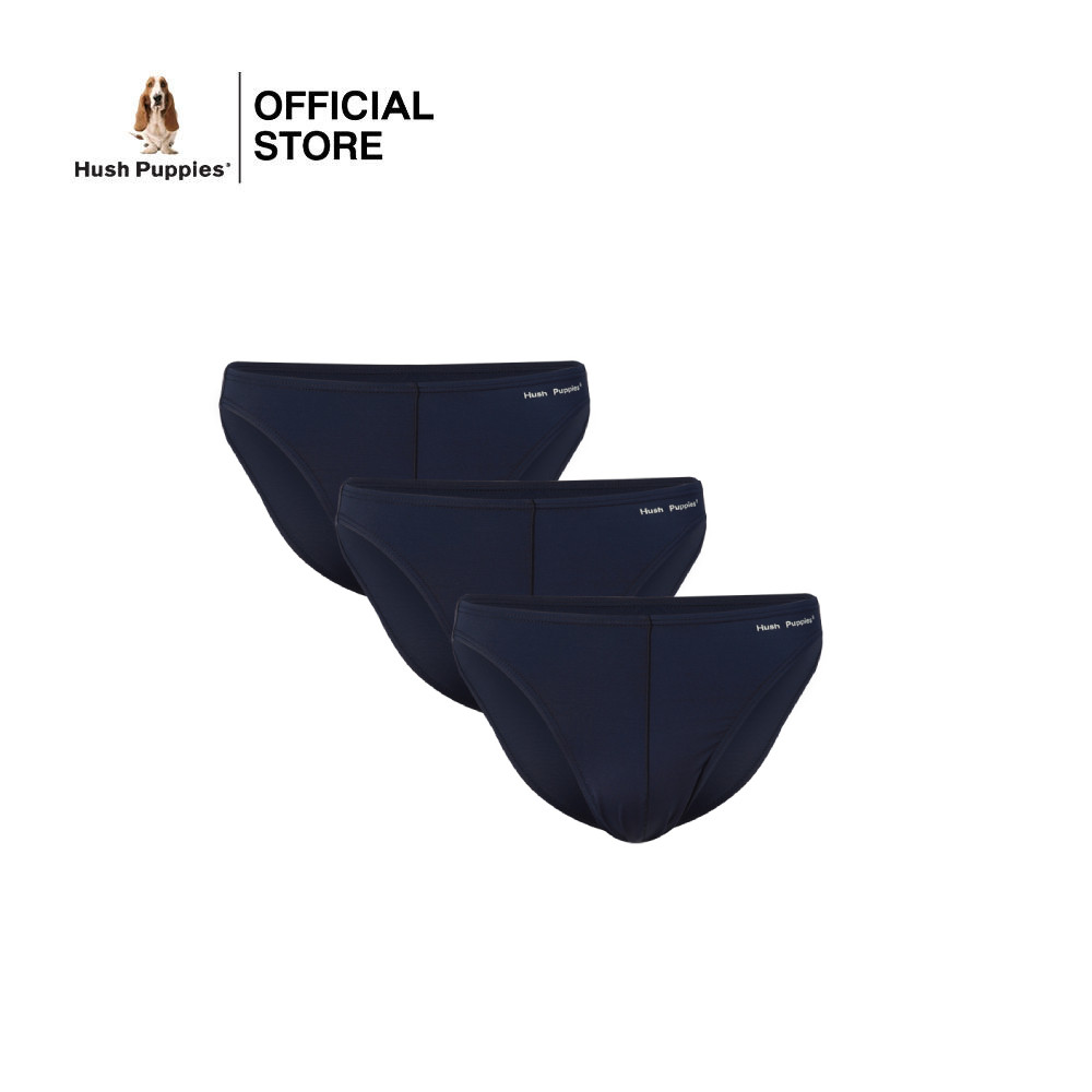 Hush puppies  Underwear กางเกงในชาย Classics รุ่น HU H1B005 Bikini - สีกรมท่า