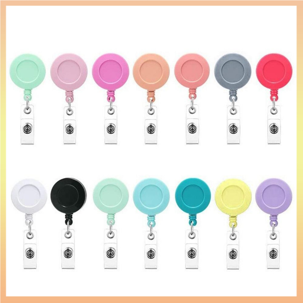สีสันหดป้ายรีลน่ารัก รหัส ชื่อป้ายผู้ถือบัตรสําหรับพยาบาลหมอครูนักเรียนพนักงานออฟฟิศ