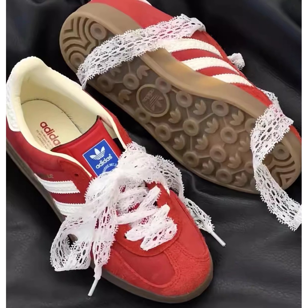 ผ้าไหม Laced สําหรับรองเท้า T-Toe diy สไตล์บัลเล่ต์ samba T-Toe รองเท้าเยอรมันการฝึกอบรมรองเท้าลูกไม้สีขาว Laces 120 ซม.