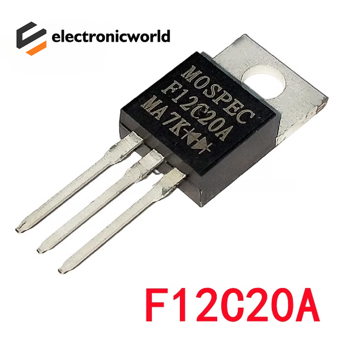 ยี่ห้อใหม่พร้อมสต็อก F12C20C F12C20A สามารถแทนที่ F16C20C Quick Recovery Diode MOSPEC In-Line
