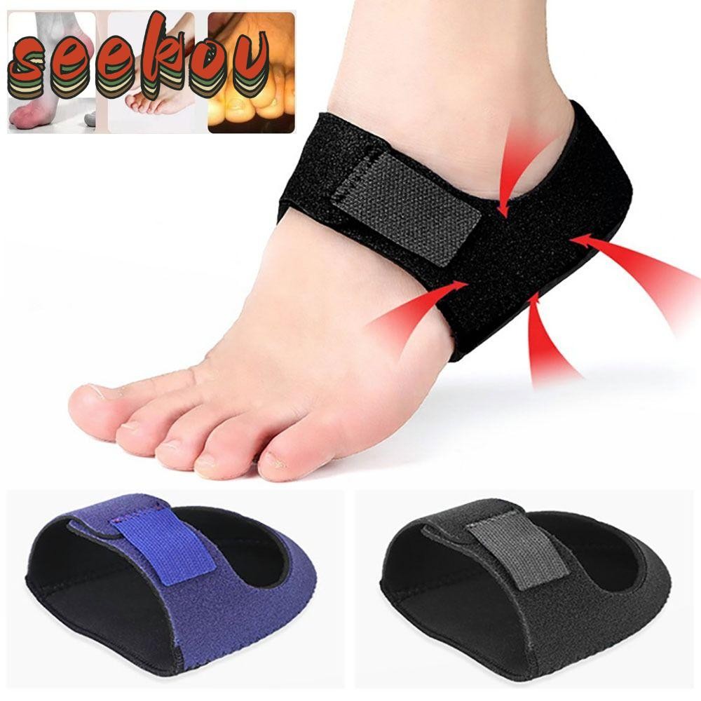 SEKOV Fasciitis Heel Pads, Gel Heel Cups Thin Heel Pad, Feet Tendoitis Cracked Heel Repair สวมใส่ในร