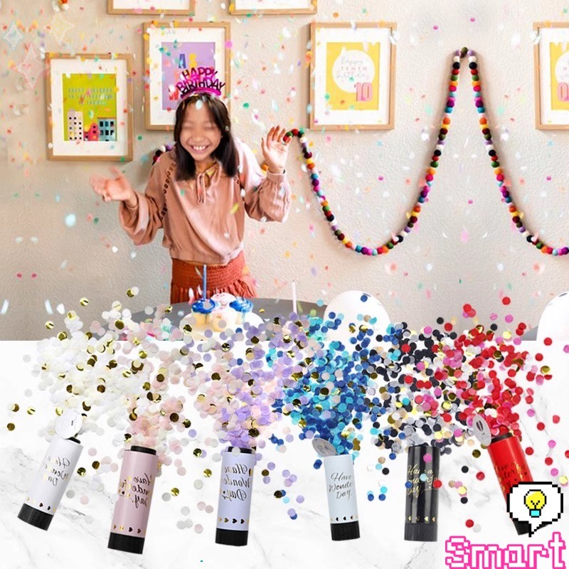 SMART พลุกระดาษ งานแต่ง แบบหมุน PAPER SHOOT งานเลี้ยงวันเกิดเซอร์ไพรส์ งานเฉลิมฉลอง Party Confetti