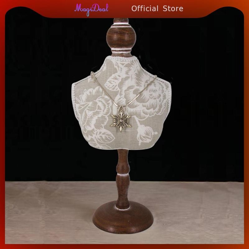 MagiDeal [ดาวเคราะห์] สร้อยคอแสดงหน้าอกยืนหุ่นหรูหราสําหรับเคาน์เตอร์ร้านค้าปลีก