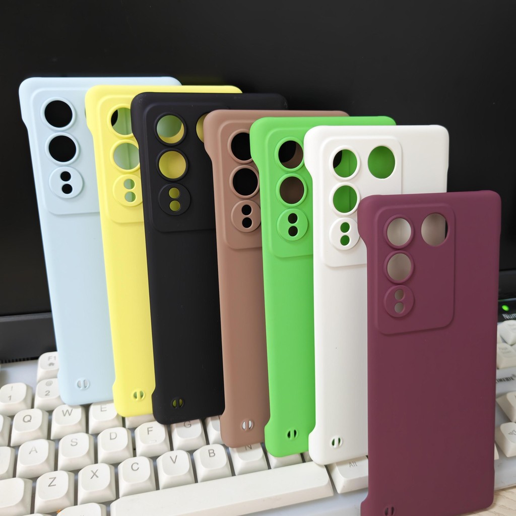 สําหรับ Vivo S16 V27 Pro S16E V27E Ultra Thin Slim Hard PC Frameless Matte เคสโทรศัพท์