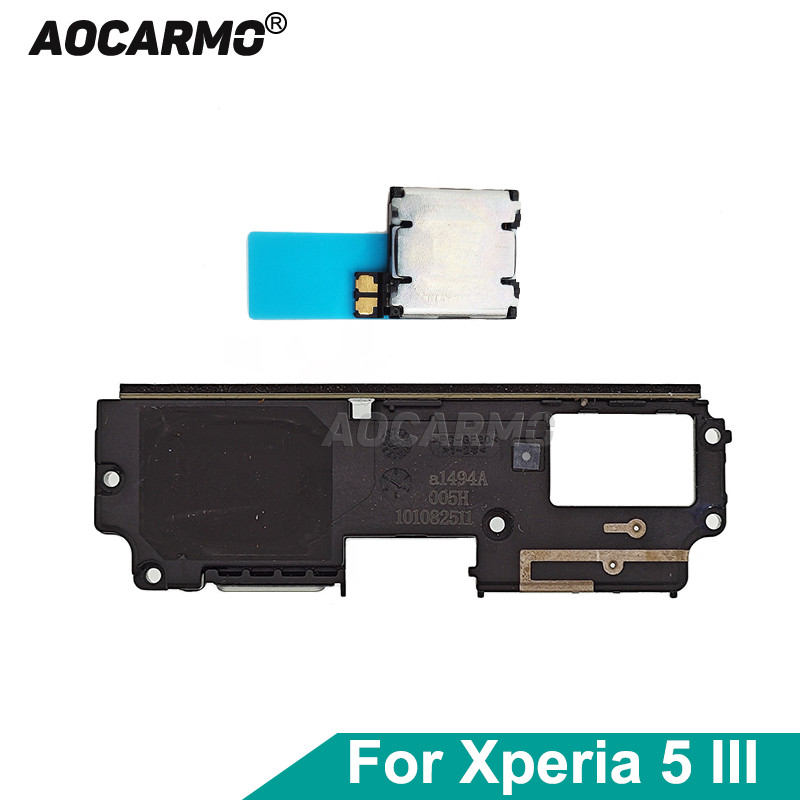 สําหรับ Sony Xperia 5 III / X5iii 5G Mark3 หูด้านบนลําโพงหูฟังกาวด้านล่างลําโพง Buzzer Repair Part
