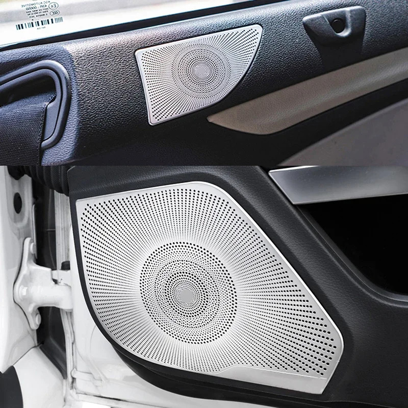 เครื่องเสียงรถยนต์ลําโพงด้านหลังประตูลําโพง Trim สําหรับ Mercedes Benz E Class Coupe W207 C207 E350 E500 อุปกรณ์เสริม