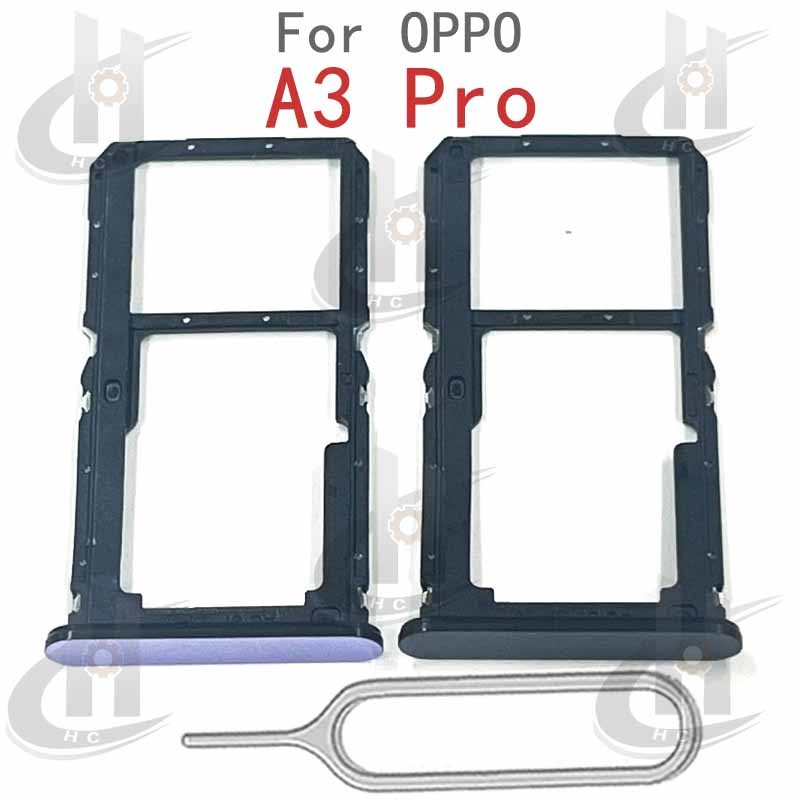 สําหรับ OPPO A3 Pro CPH2639 ซิมการ์ดถาดผู้ถือการ์ด Reader SD Slot อะแดปเตอร์อะไหล่