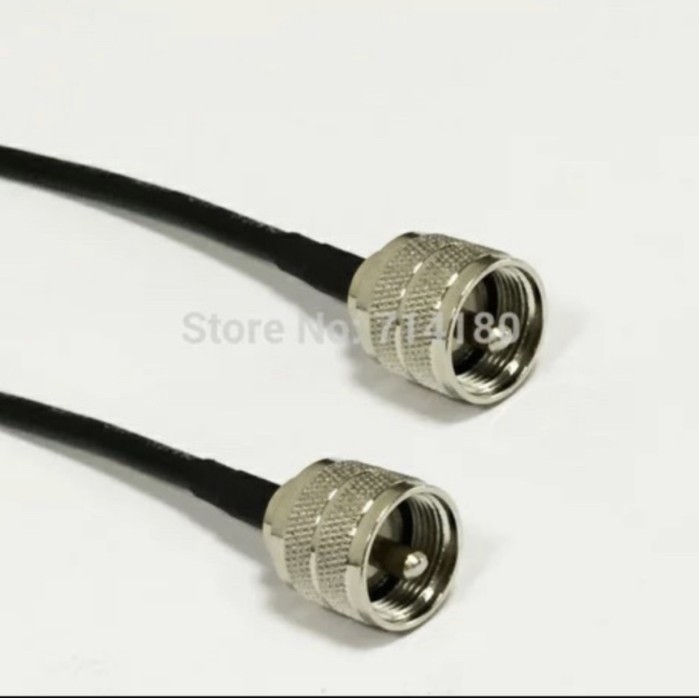 LP Cable Jumper Rg58 PL259 ชายถึง PL259 ชายยาว 25 เมตร