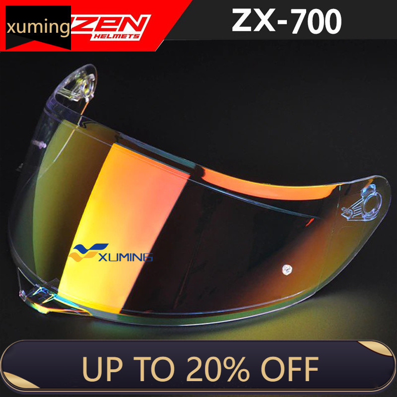 Xm [ReadyStock]RYZEN ZX700 Lens Visor Fit สําหรับ RYZEN ZX700 PLAIN หมวกกันน็อคกระบังหน้าคู่แบบเต็มห