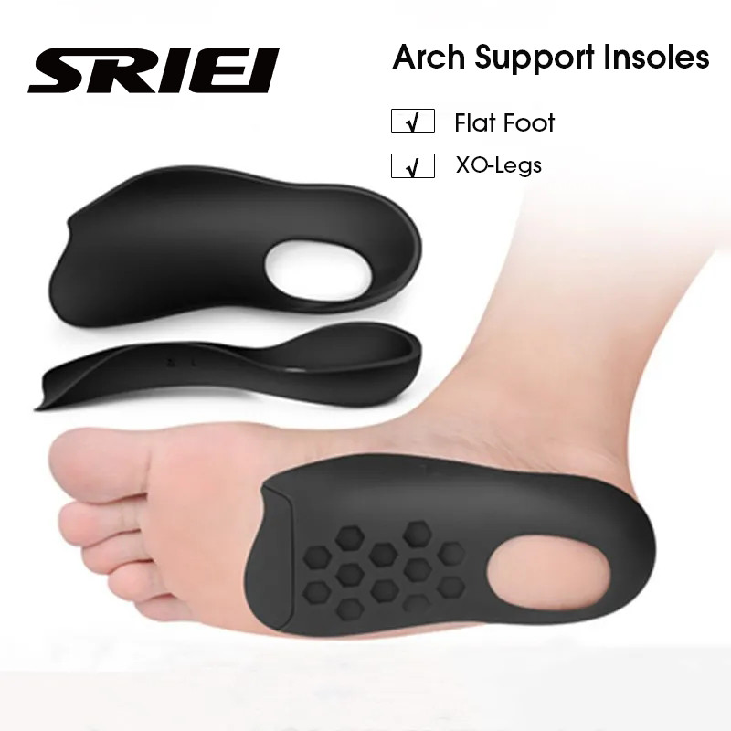 Sriei 1 คู่ศัลยกรรมกระดูก Insoles Arch สนับสนุน Insoles Plantar Fasciitis Pad Orthotics แบนปวดเท้าสําหรับผู้หญิงผู้ชาย