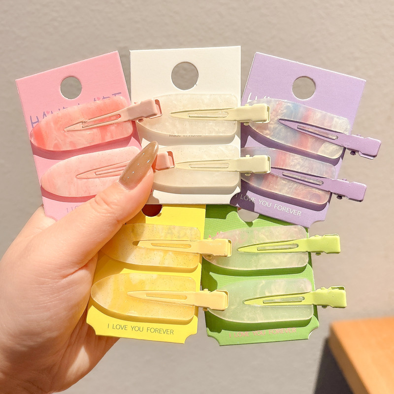 กิ๊บติดผมปากเป็ดไร้ร่องรอยที่สวยงามสําหรับผู้หญิง - รูปที่ 6