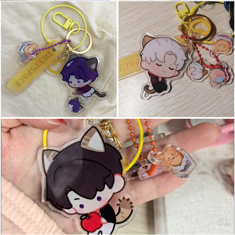 น่ารัก Love และ Deepspace Sylus Xavier Zayne Rafayel การ์ตูน Kawaii Sylus Rafayel Zayne Zaynie Rafay