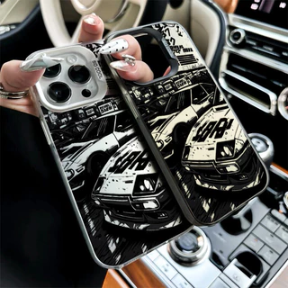 รถสปอร์ตย้อนยุค AE86 เคสไอโฟนหรูหราไฮโซ For iphone 11 12 13 14 15 16 Pro MAX 14P 15P XR XSMAX 7Plus เคสโทรศัพท์กันกระแทก