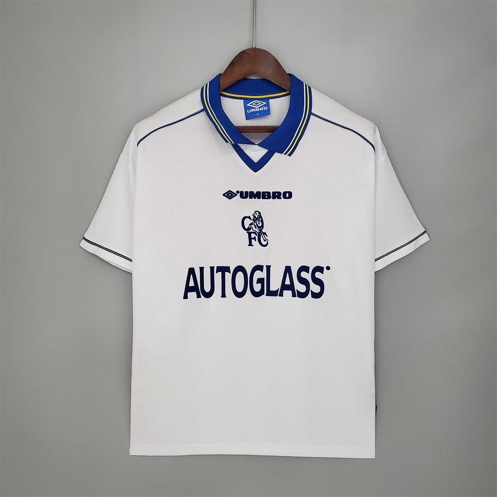 C 98-00 Away Retro Soccer Jersey Football Zola