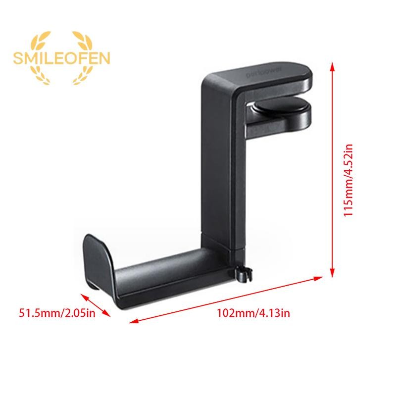 [Smileofen] 360° หมุนหูฟังยืนสก์ท็อปชุดหูฟังผู้ถือพีซีเล่นเกมชุดหูฟังโต๊ะแขวนตะขอสําหรับหูฟังควบคุมใหม่