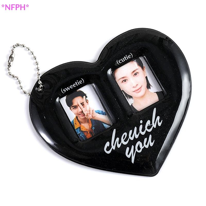 Nfph> Love Heart Idol Photo Sleeves Pendant Card Holder Photocards Film Protector Photo Pocket ใหม่ - รูปที่ 4