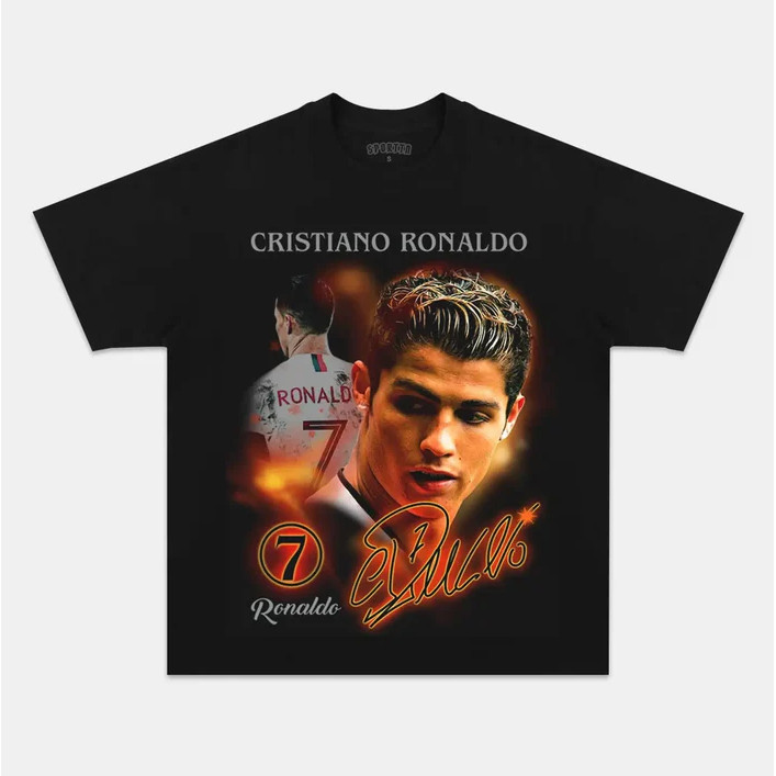 CRISTIANO RONALDO TEE เสื้อยืดผ้าฝ้ายแท้