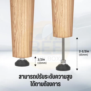 ขาฉิ่งปรับระดับ สแตนเลส 304 ปรับสมดุล กันสั่น ลดโยกเยก รองรับน้ำหนักดี ขนาด M6-M12 (ราคาต่อชิ้น)