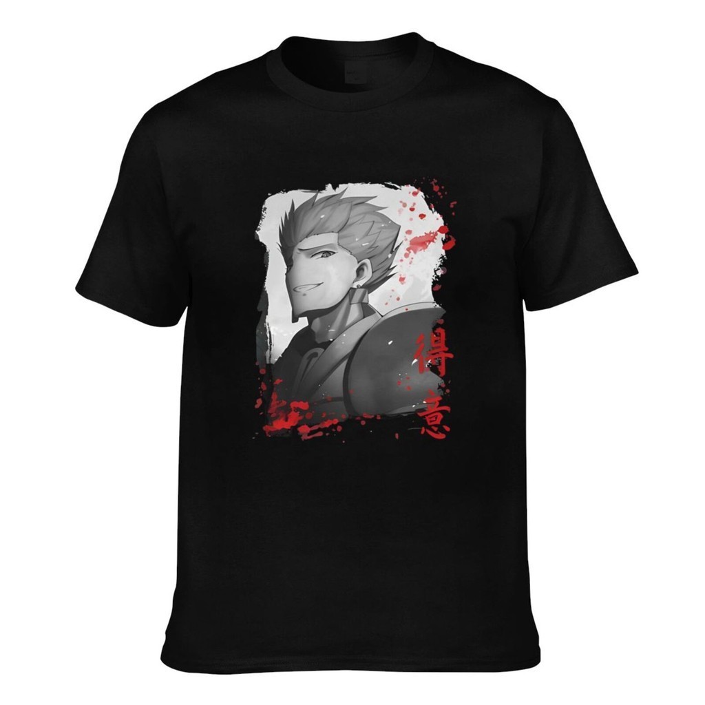 Fate Gilgamesh Gilgamesh อะนิเมะ Fate Stay Night Archer มังงะ Mens Casual เสื้อยืด