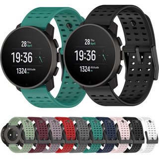 สายนาฬิกาข้อมือซิลิโคน 22 มม. สําหรับ Suunto Suunto 9 peak pro Suunto 5